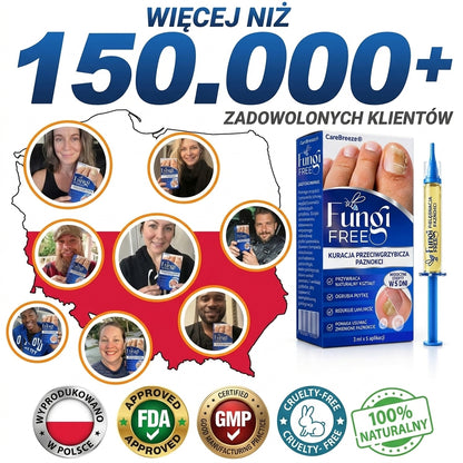 🇪🇺 Certyfikowany w UE 👩‍🔬 CareBreeze® Fungi Free – Intensywna Kuracja do Paznokci na Bazie Jadu Pszczelego 🥉