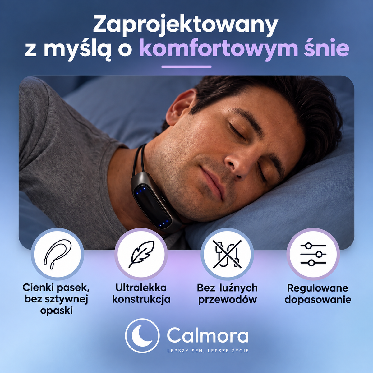 🌙 Somniva™ Inteligentny Asystent Snu – Zaawansowane Urządzenie Przeciw Chrapaniu 😴