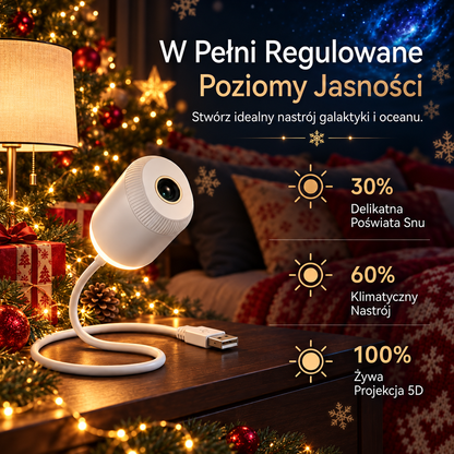 🎄 SCNDR® Projektor Świątecznego Światła Nocnego ✨🎅